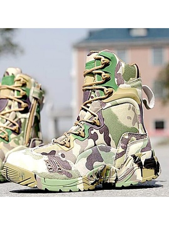 Shoes   2016 Hot Sale Outdoor/Work Leather/Synthetic Camouflage Color Hard-wearing Combat Boots  