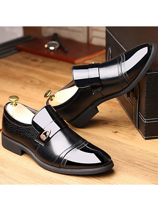   2016 New Style Hot Sale Office & Career/Casual Patent Leather Loafers Black / Brown  
