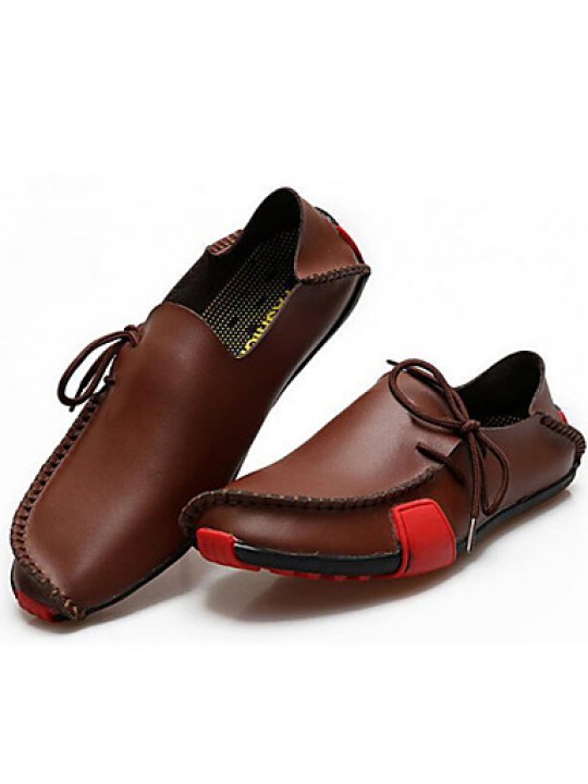 Outdoor / Office & Career / Party & Evening / big size / Casual Leather Loafers Black / Brown  