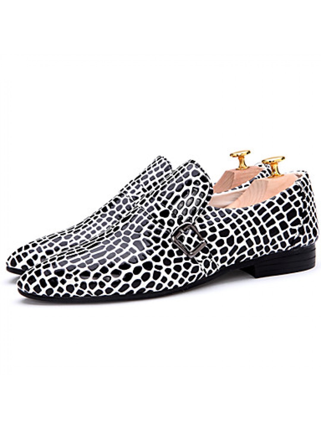 Leopard Banquets/Weddings/Parties/Nightclubs Trend Casual Leather Shoes White/Orange/Green/Bule  